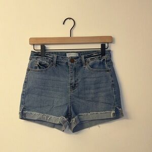 Copper Key Light Blue Jean Shorts